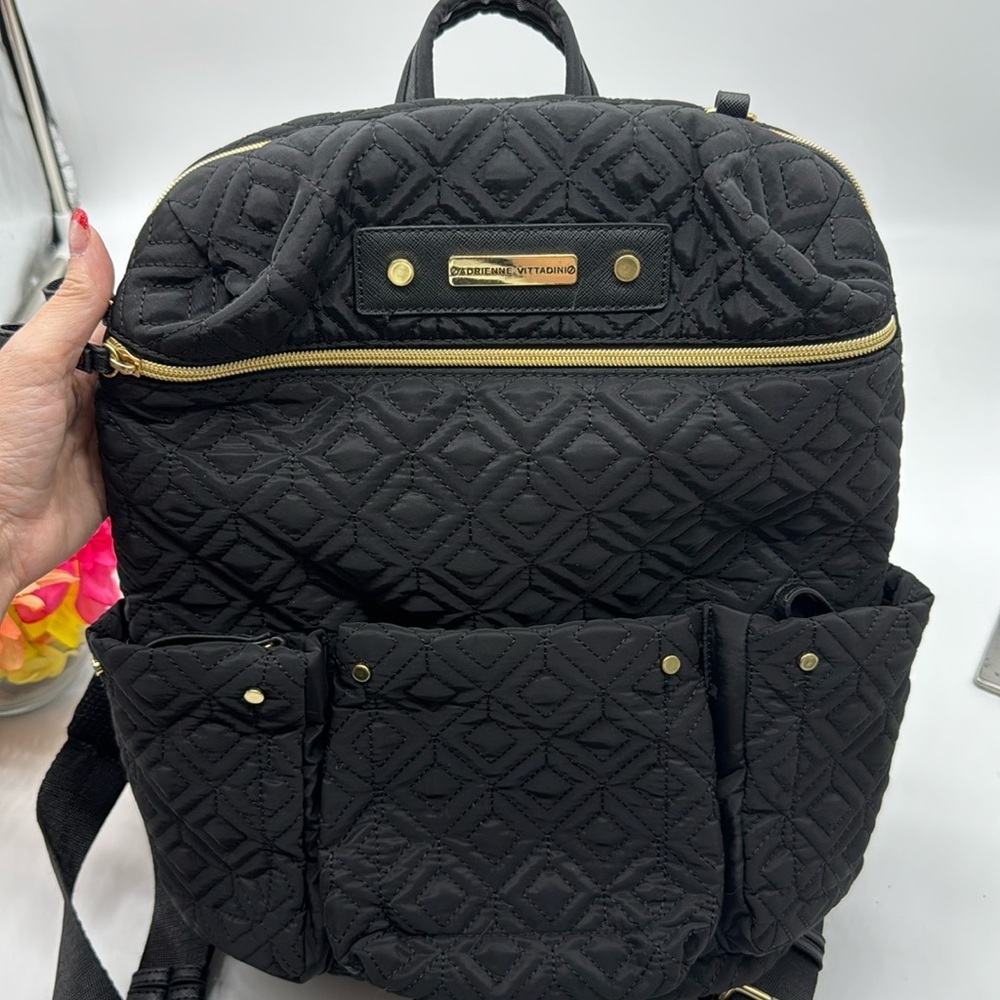 brown foax leather backpack Go Forth Goods Classic Zippered Color:Checker Print sports shoes for women Herschel Organizer Tech | For school
